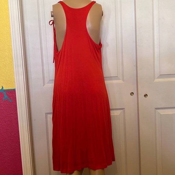 Old navy orange racerback summer dress szM - Picture 2 of 4